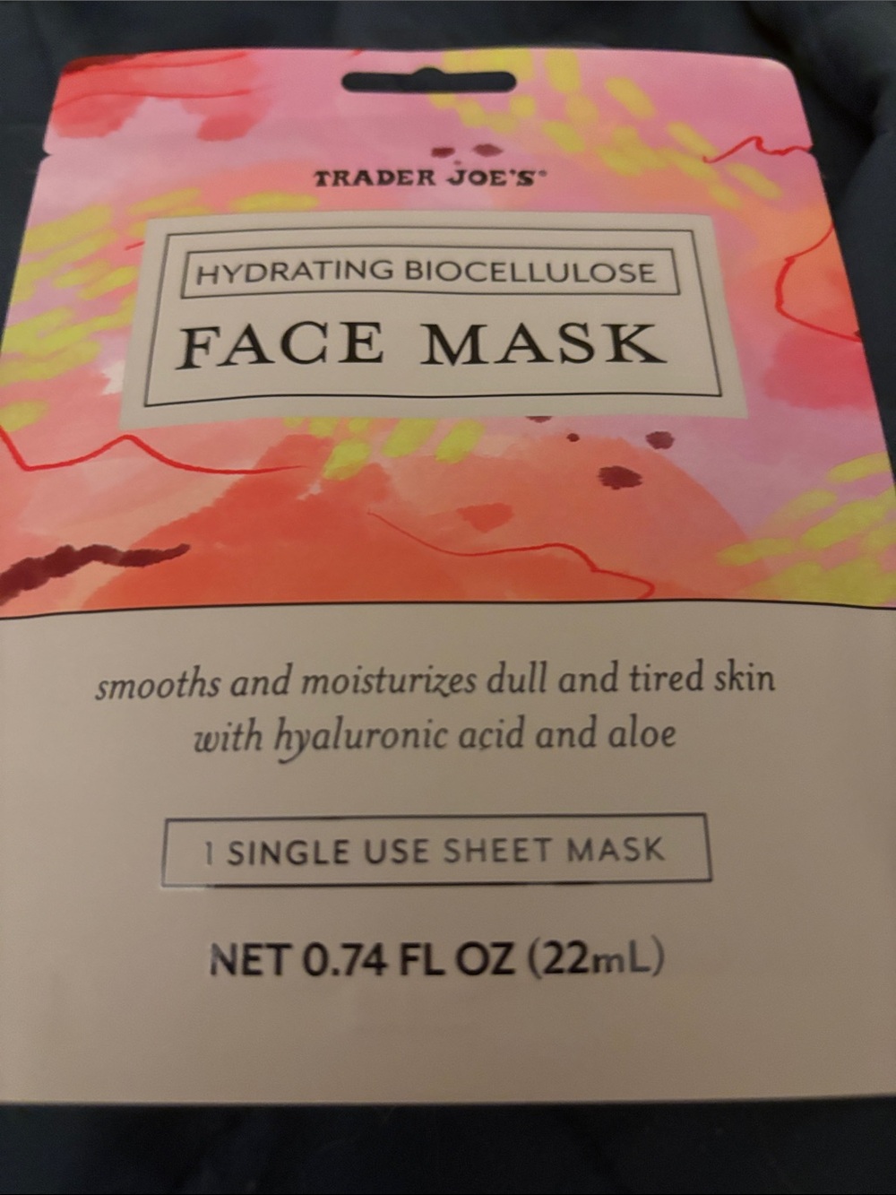 Hydrating Biocellulose Face Mask - Pink